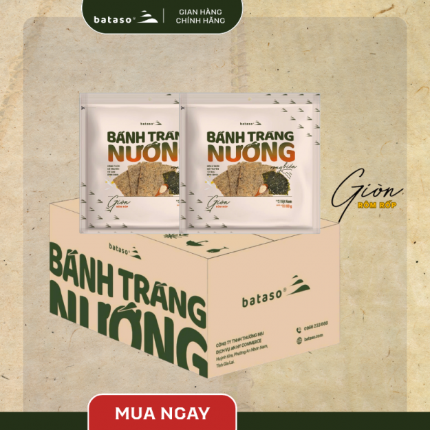 Bánh tráng rong biển nướng